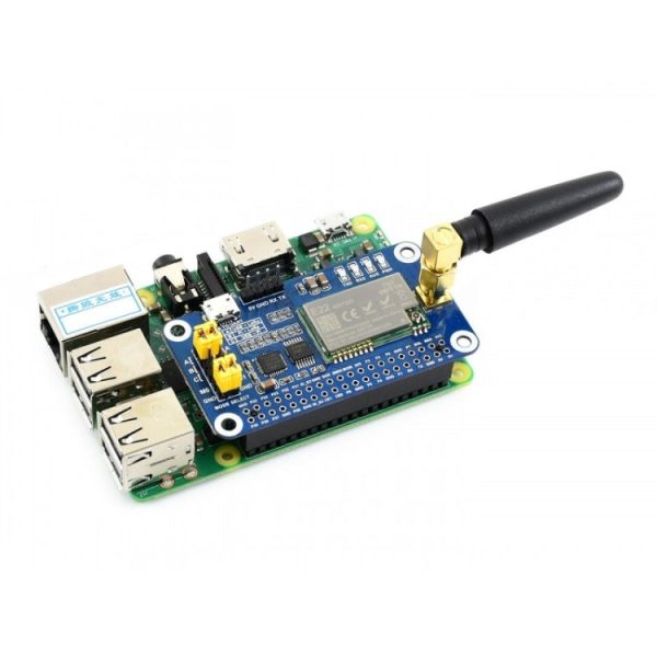 Waveshare LoRa HAT 433MHz Frequency Band for Raspberry Pi, Applicable for Europe   Asia   Africa, 433MHz on Sale