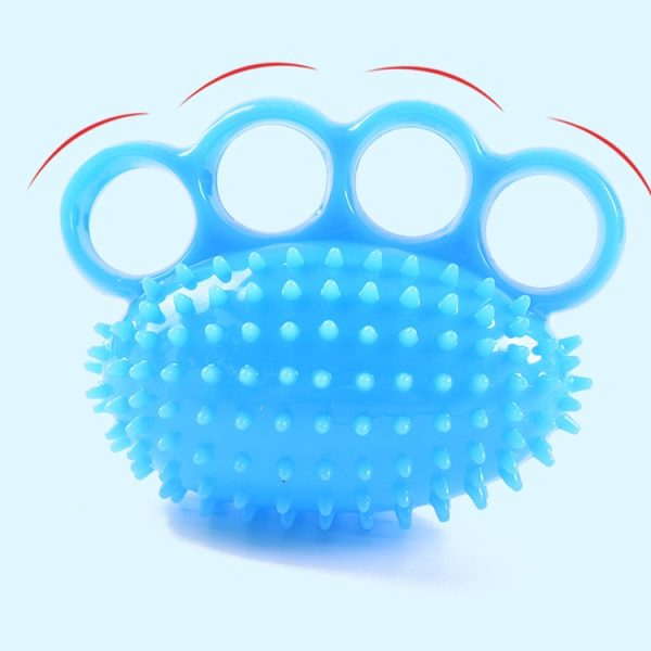 TPR Grip Ball Rehabilitation Hemiplegia Stroke Massage Finger Ball, Specification: Four Fingers, Four Fingers, Two Finger, 6cm (Light Blue), 6cm (Light Orange), 6cm (Yellow), 7cm (Sapphire), 7cm (Deep Blue), 7cm (Light Blue), 7cm (Yellow) on Sale