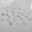 22pcs set Heart Butterfly Joint Open Ring Sale