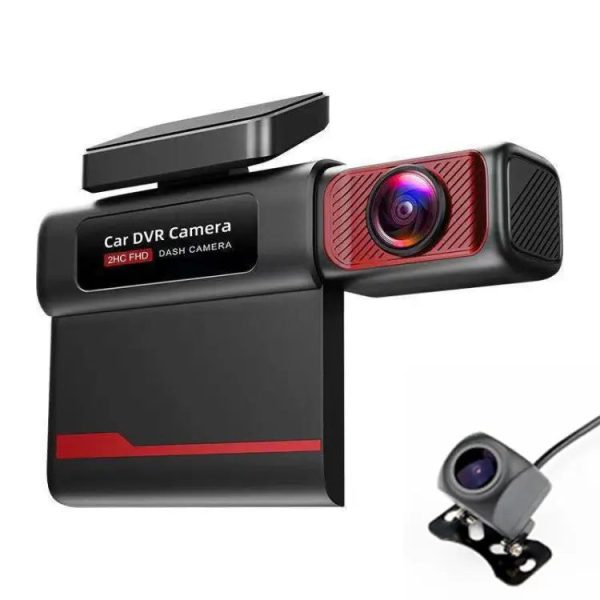 V9 HD 3 inch Car Night Vision Driving Recorder Jerry Scheme with 1080P Rear Camera on Sale