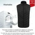 USB Security Smart Constant Temperature Fever Men Stand Collar Cotton Vest Online Sale