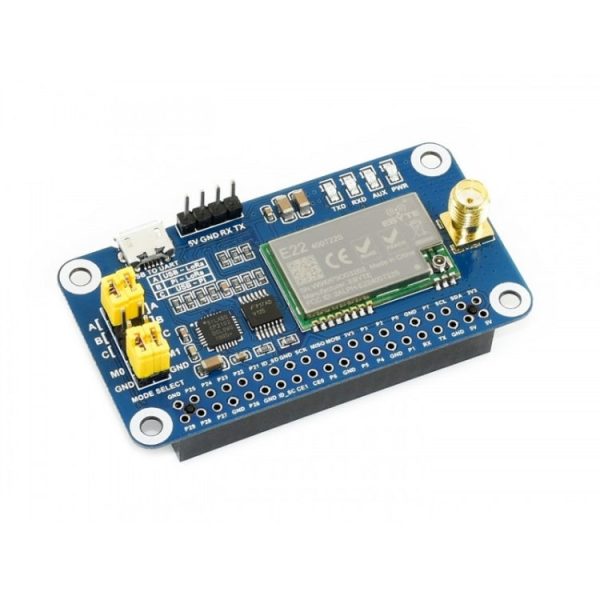 Waveshare LoRa HAT 433MHz Frequency Band for Raspberry Pi, Applicable for Europe   Asia   Africa, 433MHz on Sale