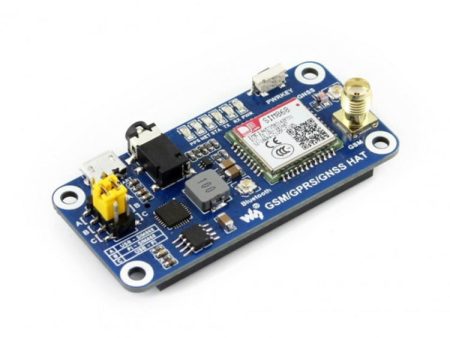 Waveshare GSM GPRS GNSS Bluetooth HAT for Raspberry Pi For Sale