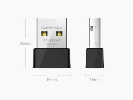 COMFAST CF-811A 650Mbps Dual-band Wifi USB Network Adapter, CF-811A on Sale