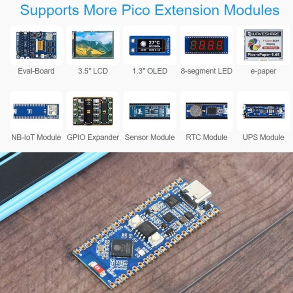 Waveshare ESP32-S3 Microcontroller, 2.4 GHz Wi-Fi Development Board Hot on Sale