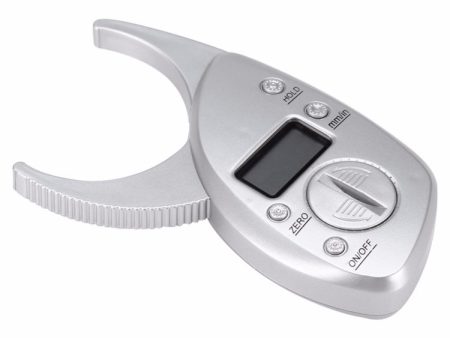 0-50MM Electronic Digital Display Fat Measurement Caliper Waist Circumference Ruler, Silver Sale