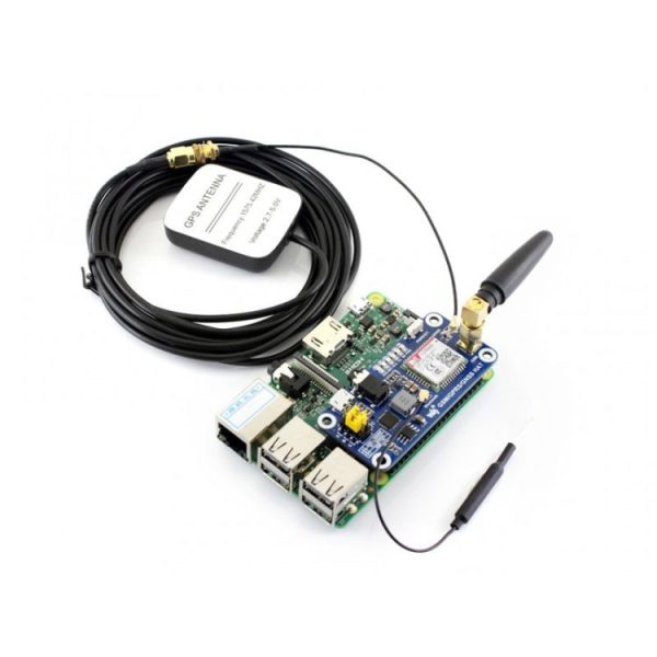 Waveshare GSM GPRS GNSS Bluetooth HAT for Raspberry Pi For Sale