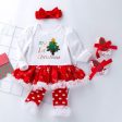 Four-piece Baby Snowflake Long-sleeved Dress (Color:Candy Size:59), 80 For Cheap