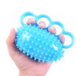 TPR Grip Ball Rehabilitation Hemiplegia Stroke Massage Finger Ball, Specification: Four Fingers, Four Fingers, Two Finger, 6cm (Light Blue), 6cm (Light Orange), 6cm (Yellow), 7cm (Sapphire), 7cm (Deep Blue), 7cm (Light Blue), 7cm (Yellow) on Sale