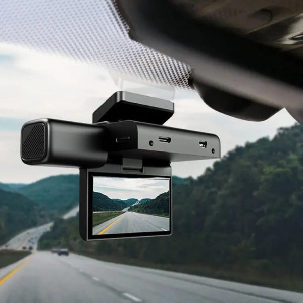 V9 HD 3 inch Car Night Vision Driving Recorder Jerry Scheme with 1080P Rear Camera on Sale