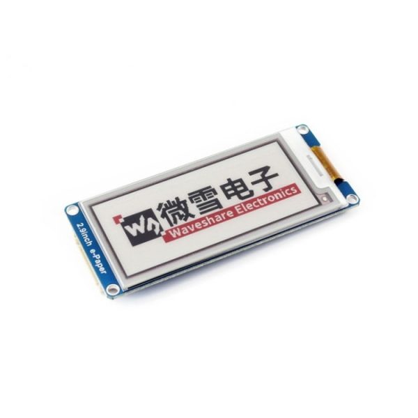 Waveshare 2.9 inch 296x128 Pixel E-Ink Three-color Display Module, 13339 Supply