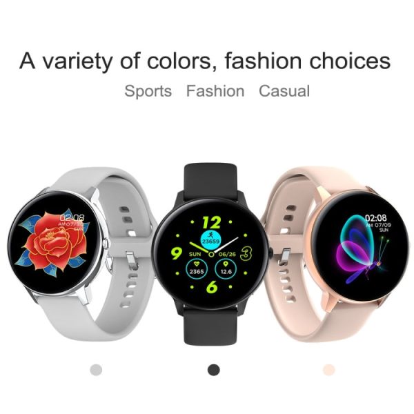 W68 1.4 inch Color Screen Smart Watch, IP68 Waterproof, Support Temperature Monitoring Heart Rate Monitoring Blood Pressure Monitoring Sleep Monitoring Predict Menstrual Cycle Intelligently, Black, Silver Online