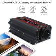 3000W LCD Smart Home Car Inverter 12V To 220V Power Converter Fashion