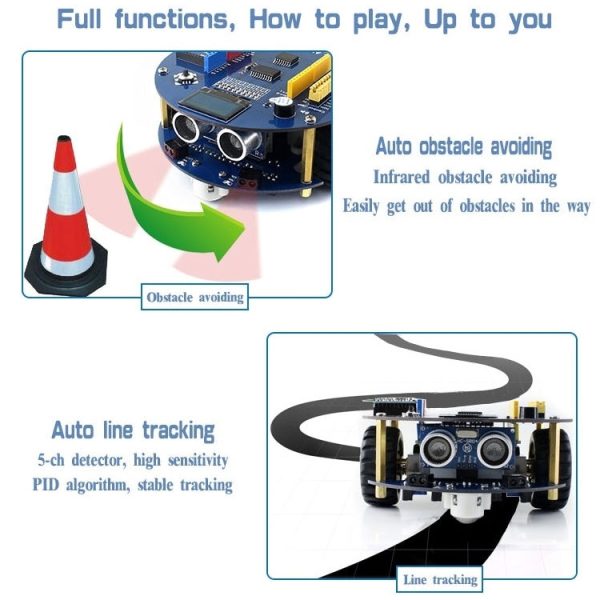 Waveshare AlphaBot2 Robot Building Kit for Arduino (no Arduino Controller), For Arduino (no Arduino Controller) Online Sale