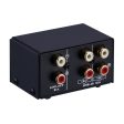 B101 2 In 1 Out (1 In 2 Out) Audio Source Signal Selection Switcher Computer Speaker  RCA Lossless Audio Source Switcher, B101 Online Sale