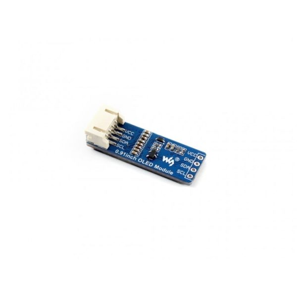 Waveshare 0.91 inch OLED Display Module, 128x32 Pixels, I2C Interface, 14657 Online now