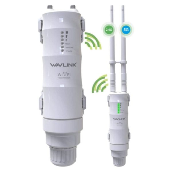 WAVLINK WN570HA1 Weatherproof 2.4+5GHz 600Mbps Outdoor WiFi Range Router Extender, US Plug, EU Plug, UK Plug, AU Plug on Sale