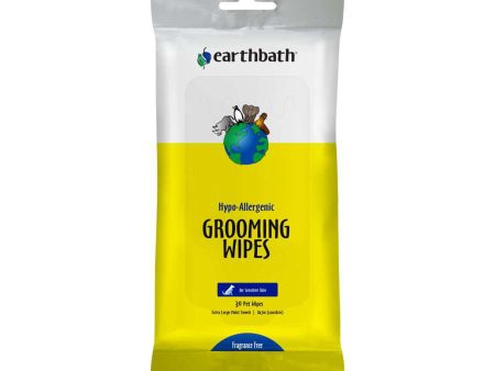 Earthbath Hypo-Allergenic Grooming Wipes, Fragrance Free 1ea 30 ct Online now