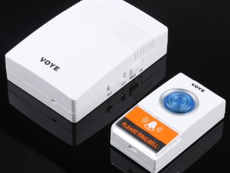 VOYE V005A Wireless Remote Doorbell with 38 Polyphony Sounds, V005A Fashion