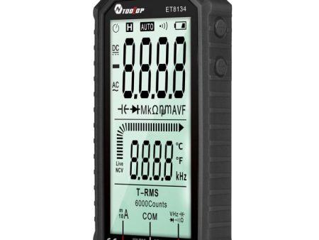 TOOLTOP ET8134 4.7 Inch LCD Full-Screen Multimeter With Color Change Alarm Function, ET8134 on Sale