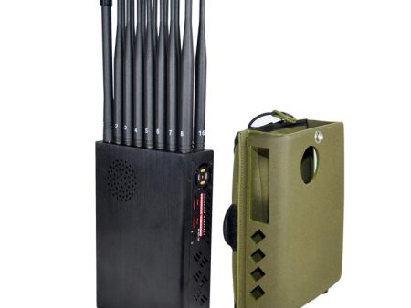 JAX-121A-16 5G 2G 3G 4G WIFI GPS LOJACK 16 Antennas Mobile Signal Jammer Hot on Sale