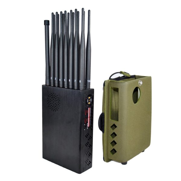 JAX-121A-16 5G 2G 3G 4G WIFI GPS LOJACK 16 Antennas Mobile Signal Jammer Hot on Sale