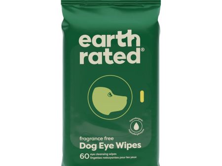 Earth Rated Dog Eye Wipes 60 Count on Sale