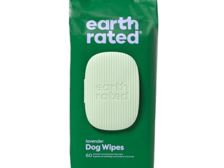 Earth Rated Dog Grooming Wipes Lavender 60 Count Cheap