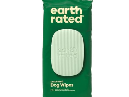 Earth Rated Dog Grooming Wipes Unscented 60 Count Online Hot Sale