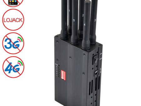 GSM   CDMA   DCS   PCS   3G   4G   LOJACK Mobile Phone Signal  Breaker   Jammer   Isolator, Coverage: 20meters (JAX-121A-6A) Sale