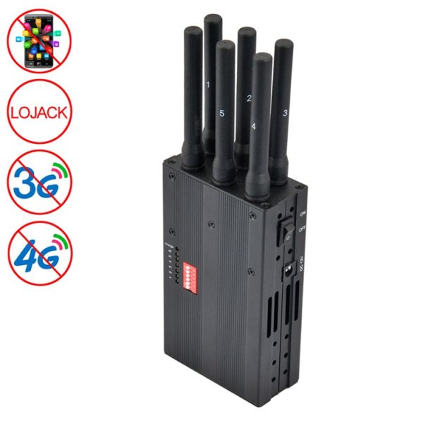 GSM   CDMA   DCS   PCS   3G   4G   LOJACK Mobile Phone Signal  Breaker   Jammer   Isolator, Coverage: 20meters (JAX-121A-6A) Sale