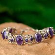 Royal Purple Amethyst Bracelet Cheap