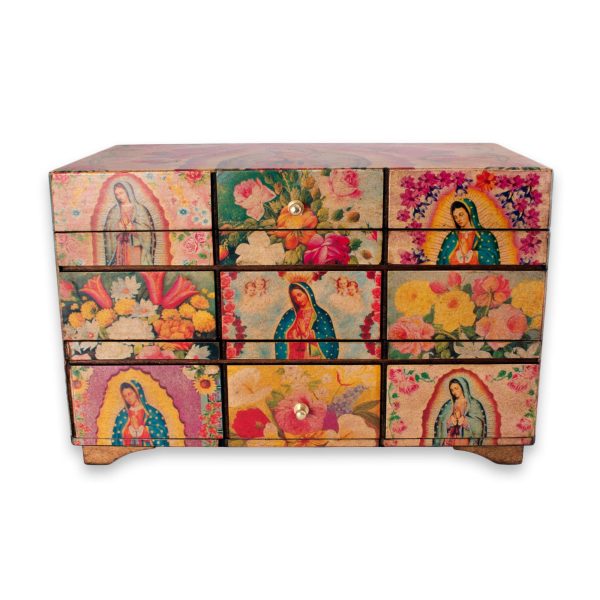 A Bouquet for My Guadalupe Catholic Wood Decorative Box For Discount