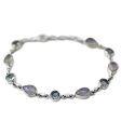 Misty Sky Moonstone & Topaz Link Bracelet Online