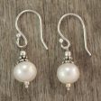 Mumbai Moonlight Pearl Dangle Earrings Discount