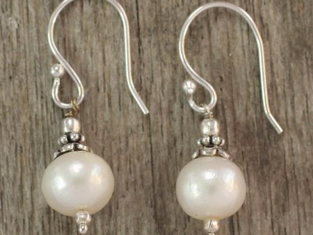 Mumbai Moonlight Pearl Dangle Earrings Discount