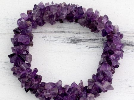 Lilac Muse Amethyst Stretch Bracelet Sale