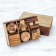 Beautiful Challenge Raintree Wood Puzzle Set from Thailand (6 Piece) Discount