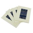 Blue Maya Night Blank Greeting Cards with Guatemala Weaving Inset (Set of 4) Discount