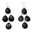 Midnight Chandelier Sterling Silver Earrings Sale