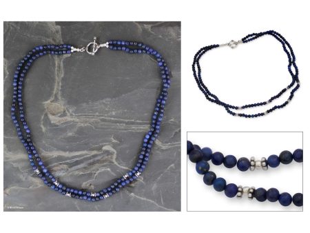 Agra Azure Lapis Lazuli Necklace Hot on Sale