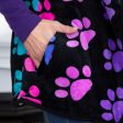 Paw Print Plush Sherpa Fleece-Lined Vest For Discount