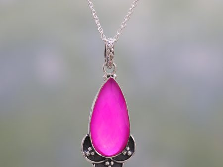 Royal Radiance Chalcedony Silver Necklace Hot on Sale