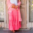 Strawberry Frills Pink Cotton Skirt For Discount