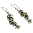 Natural Glow Sterling Silver Earrings with Peridot 2.5 Carats Online Hot Sale