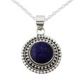 Royal Sunset Lapis Lazuli Pendant Necklace For Sale