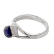 Regal Blue Lapis Lazuli Silver Ring For Cheap