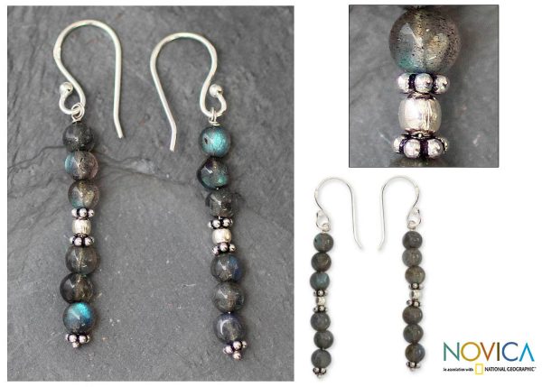 Pillars of Intuition Labradorite Earrings For Discount