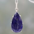 Royal Droplet Lapis Lazuli Pendant Necklace Sale