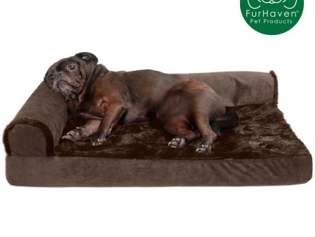 Deluxe L-Shaped Chaise Lounge for Dogs & Cats Pet Bed Fashion